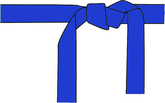 The blue belt in Judo