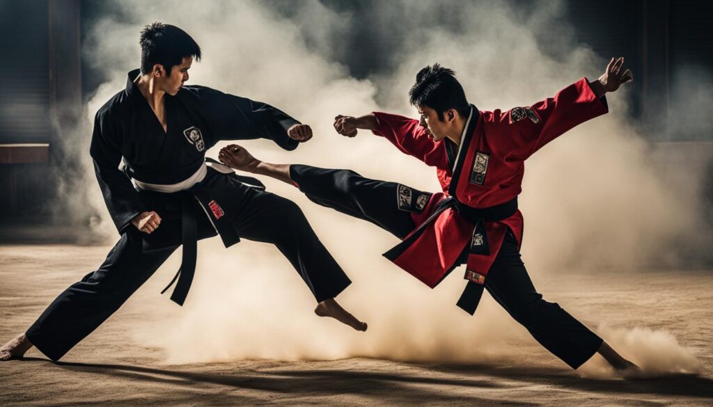 taekwondo vs ninjitsu combat style